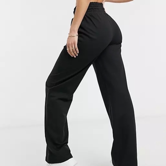 ASOS Black Organic Cotton Straight Leg Sweatpants - Picture 4 of 4